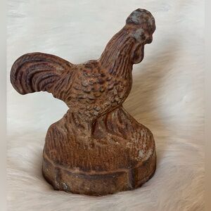 Vintage Rooster Door Stop